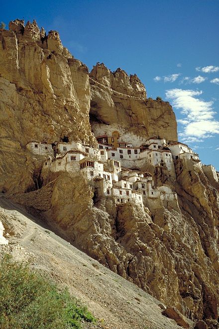 Dangerous places in india Phugtal Monastery